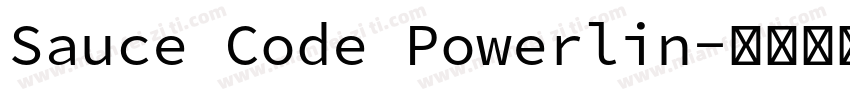 Sauce Code Powerlin字体转换
